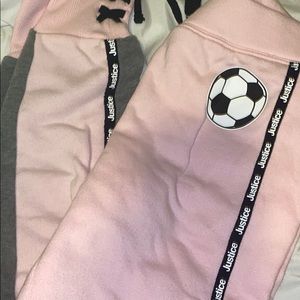 Justice sweat pants